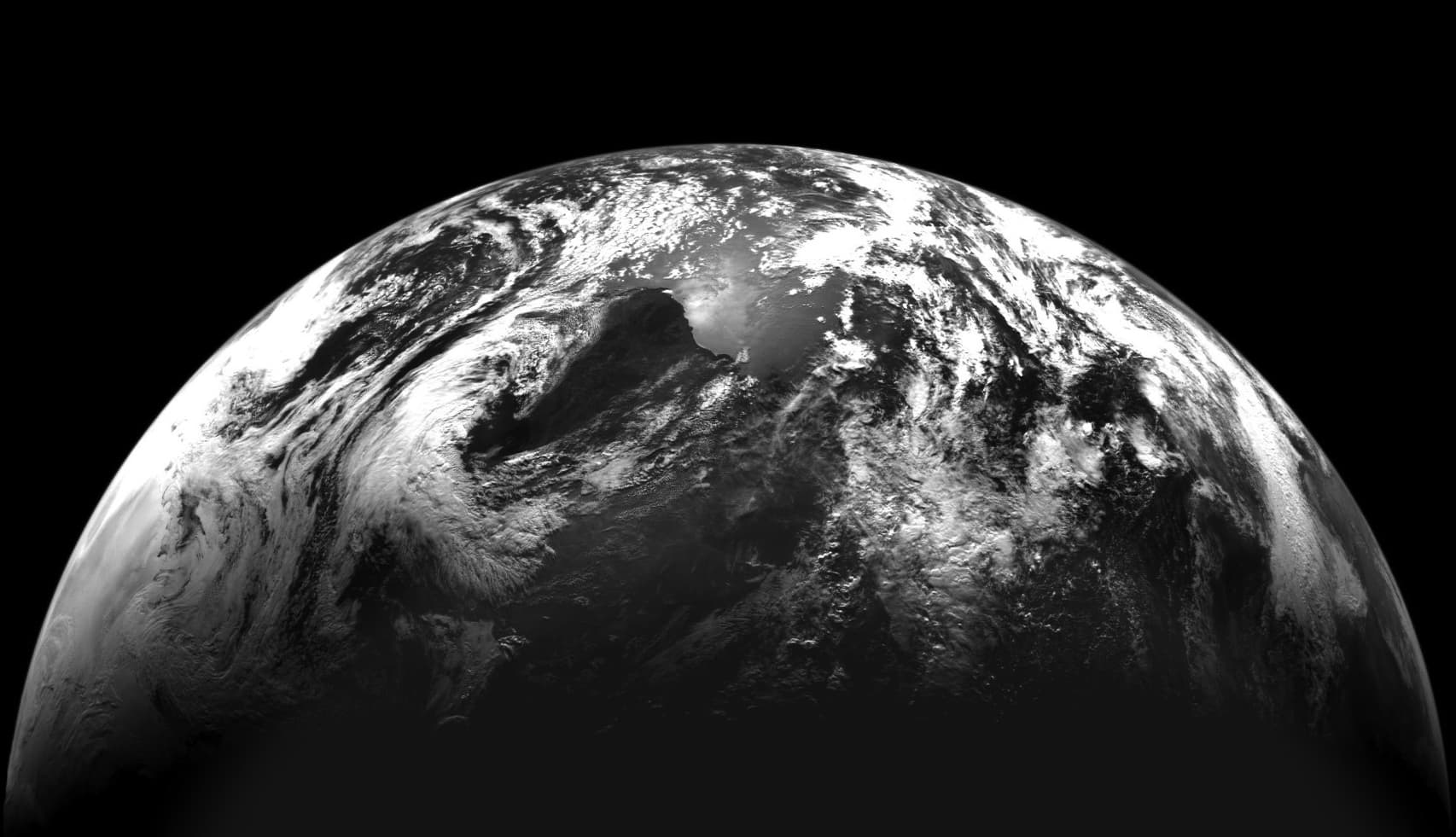 Earth from Chandrayaan 1
